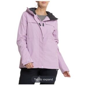 Avalanche Insulated Women's Light Purple Hooded Snow Jacket
